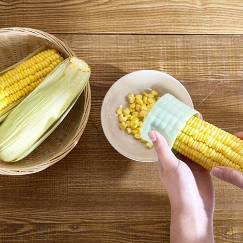 Fruit Vegetable Tool Rotating Corn Planer Manual Stainless Steel Corn Kernel Separator Efficient Corn Peeler Cooking