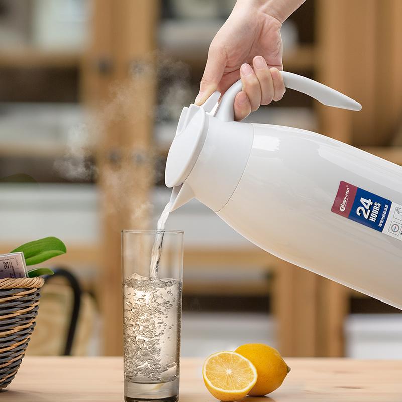 GIANXI Large-capacity Thermos Bottle Glass Liner Heat Insula Boiling Vacuum Bottle Household Portable Thermos Bottle Drinkware