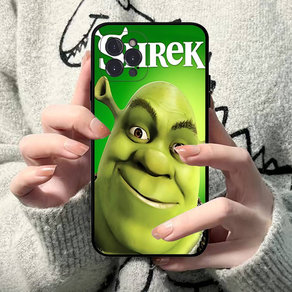 Cartoon S-Shreks Phone Case For IPhone 17 16 15 Plus X 14 11 12 13 Mini Pro Max Mobile Case