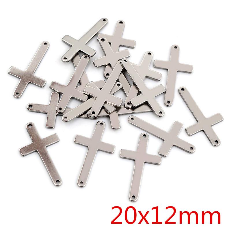 20pcs No Fade 316 Stainless Steel Double Loops Star Heart Cute Charms Pendant DIY Jewelry Findings for Necklace Bracelet