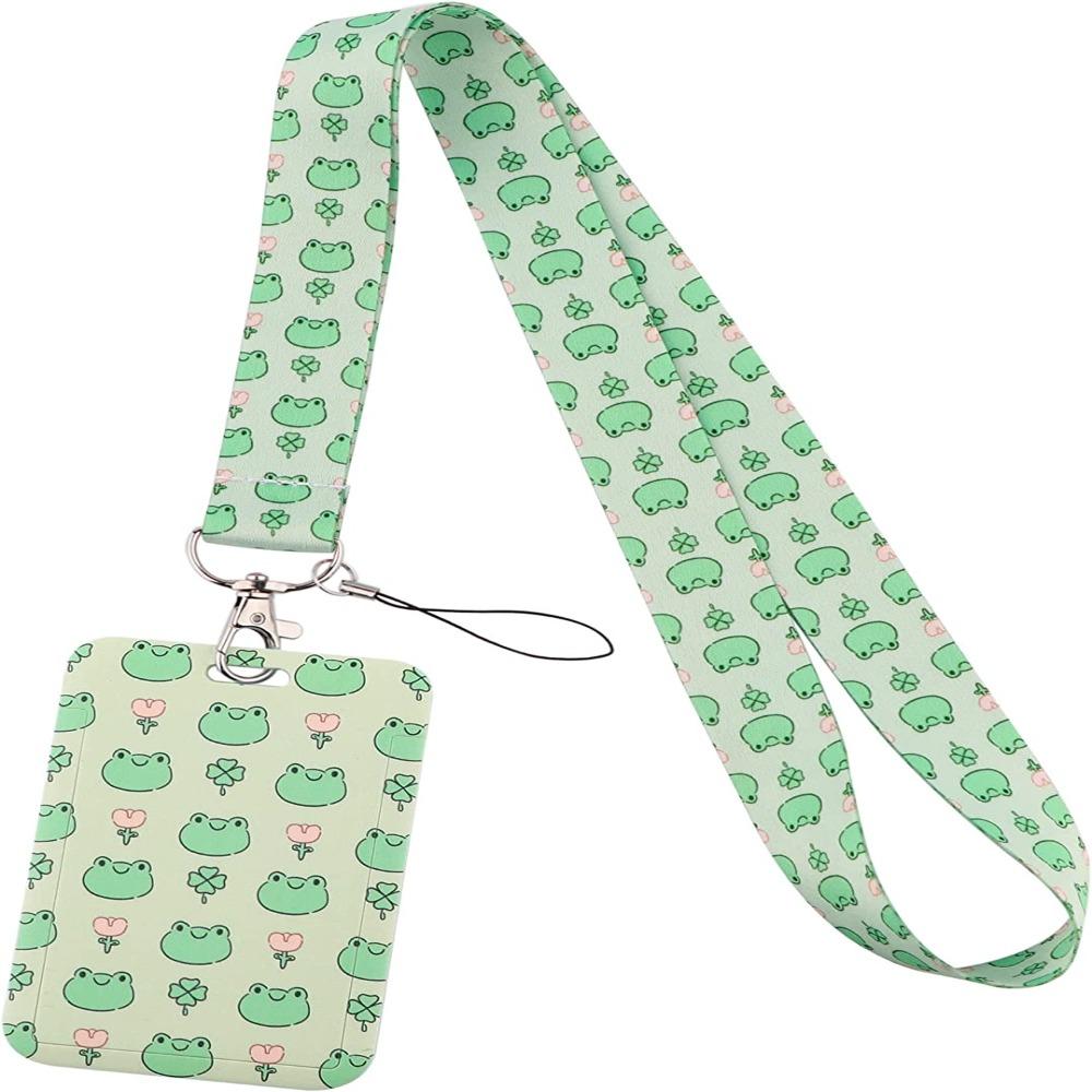 

Keys ID Badges Cute New Frog Lanyard Office