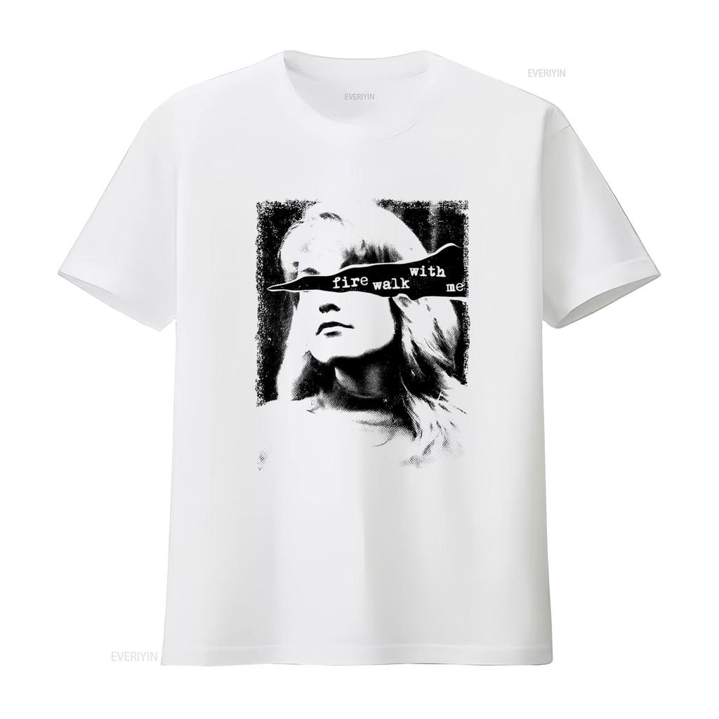 Twin Peaks Laura Palmer Fire Walk With Me Design Meme Gamer Movie Music Adult T Shirt 908 vintage Washed graphic Versatile