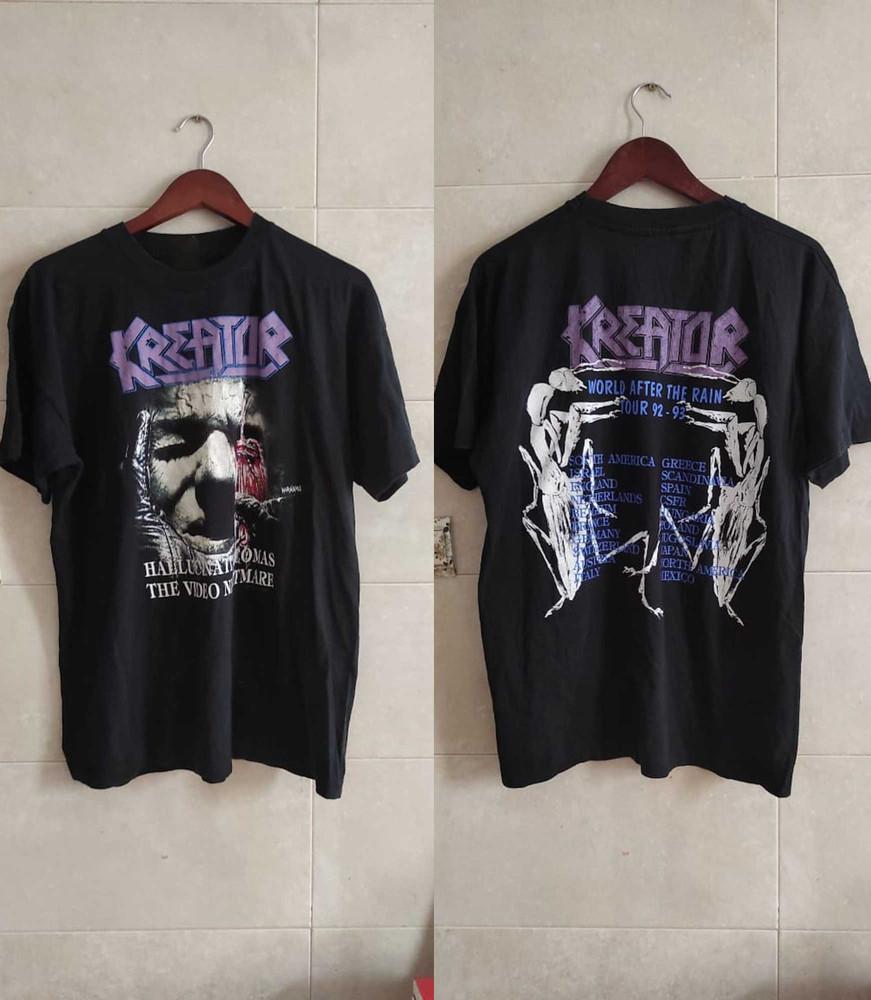 Kreator World After Rain tour 2sides Tshirt S to 5XL UR324 Unisex T-Shirt XXXL
