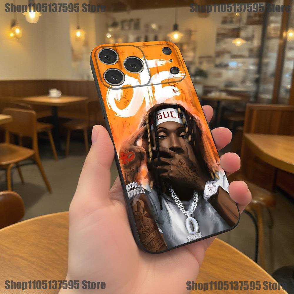 Rapper K-King V-Von Grandson Phone Case For iPhone 17,16,15,14,13,12,11,Pro,XS,Max,XR,Plus,E,SE4,Mini Black Soft Cover