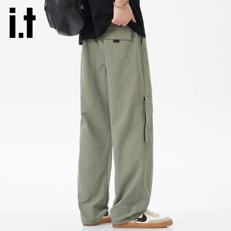 

Izzueit Men s Patchwork Drawstring Cargo Pants L