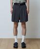 BALLUTE Lazy Sunday Stripe Shorts (Black & Brown)