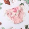 Japanese Style Women's Lace Embroidered Low-Waist Thongs