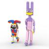Elegant Box Hot The Amazing Digital Circus Pomni Jax Joker Rabbit Building Block Set DIY Model Toys Kids Birthday 2024 Gift