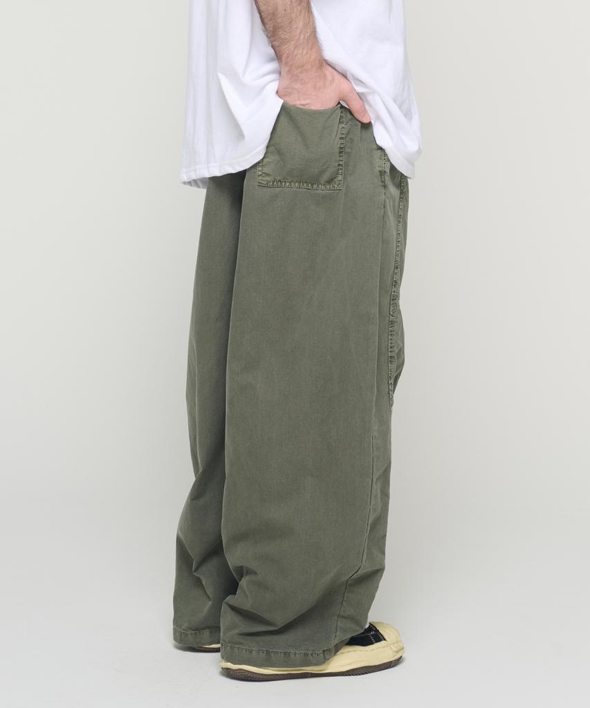 CARGOBROS Pig Cut Wide Balloon Pants (Khaki)