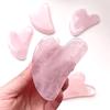 New Natural Jade Stone Gua Sha Massage Board Rose Quartz Guasha Plate Jade Face Massager Scrapers Tools For Face Neck Back Body