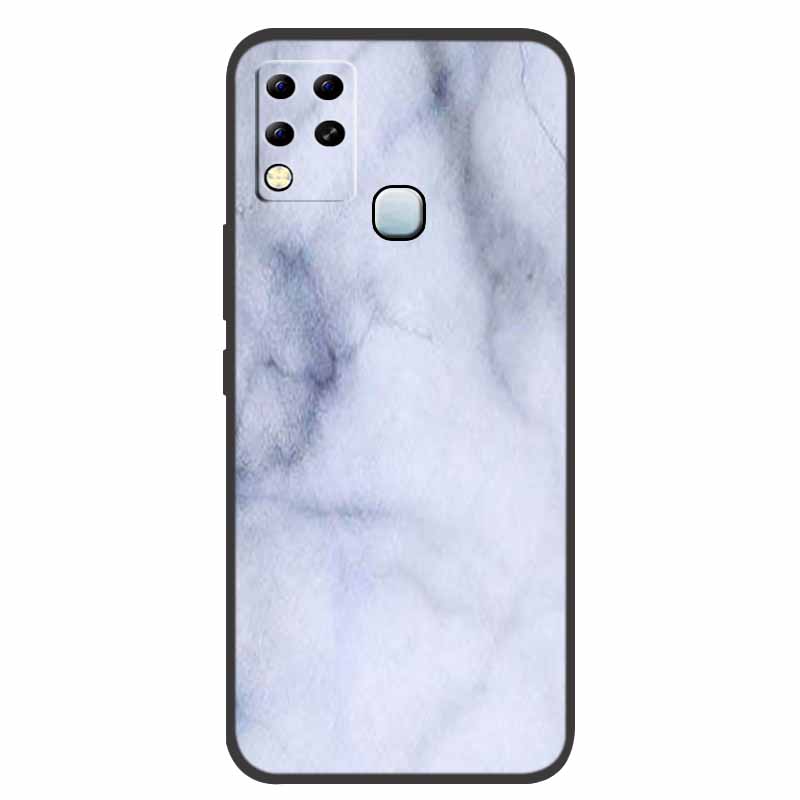 For Infinix Hot 11 G37 Case X689F Marble Silicone Protective TPU Soft Back Cover for Infinix Hot11 G37 128GB Funda Cartoon Coque