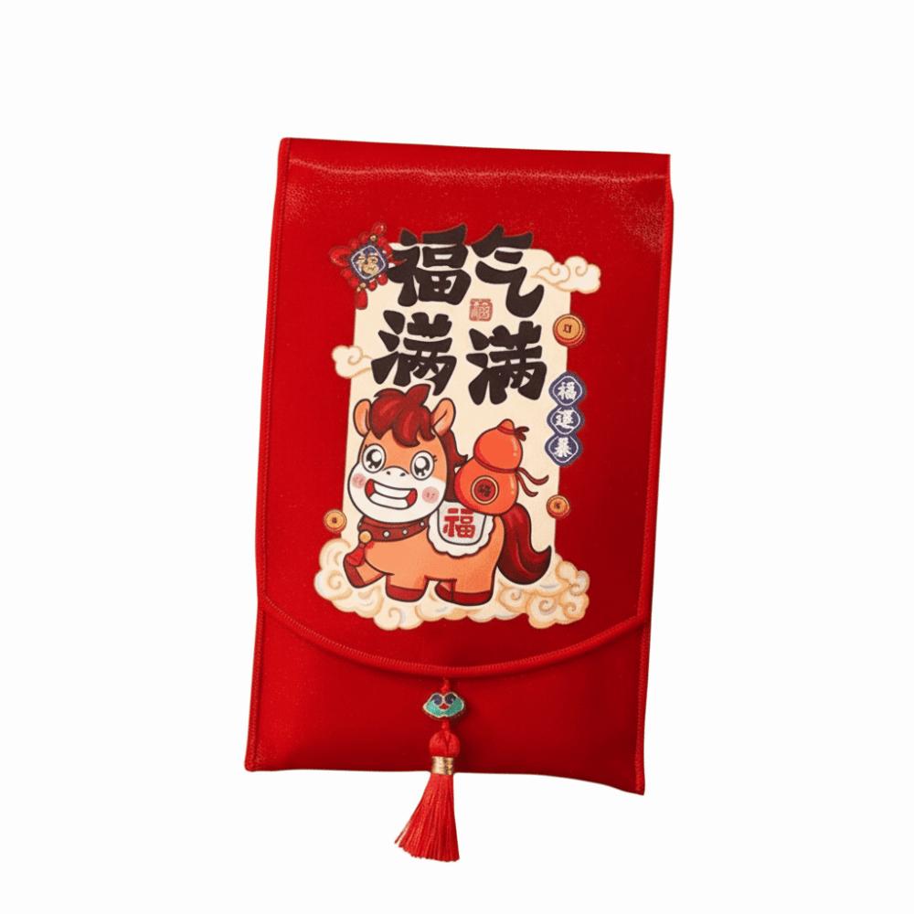 Traditional Children's Money Bag Tassels Horse Red Pocket Lucky Money Packet  Graduation