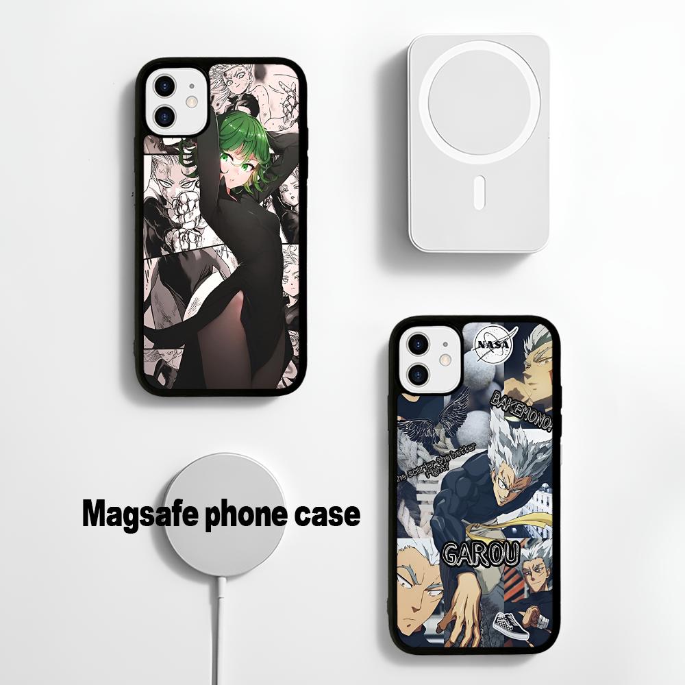 ONE PUNCH-MAN Phone Case Magnetic Case For IPhone 16 14 13 12 11 15 Pro Max Plus For Magsafe Wireless Charge Cover