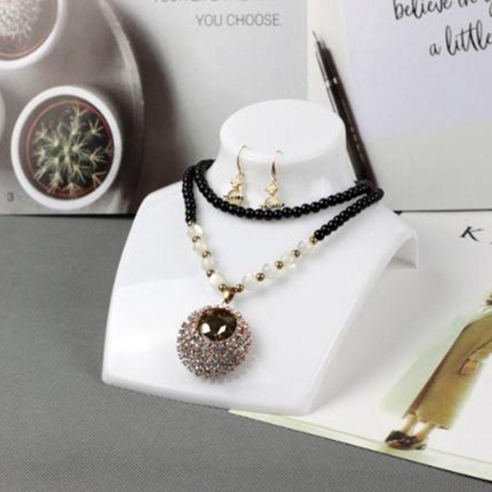 Dangle Earrings Display Necklace Bust Stand Acrylic Necklace Display Organizer Jewelry Display