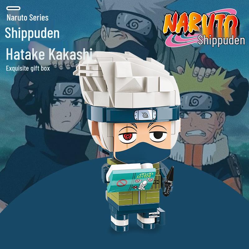 Keeppley Naruto Shippuden Uchiha Itachi Square Head Figure Building Blocks Toy 20513
