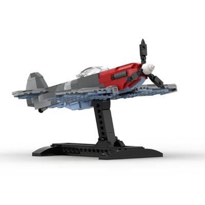 Building Blocks World War II Yak-3 Combat Aircraft Assembled Building Blocks Toy Military Set Gift