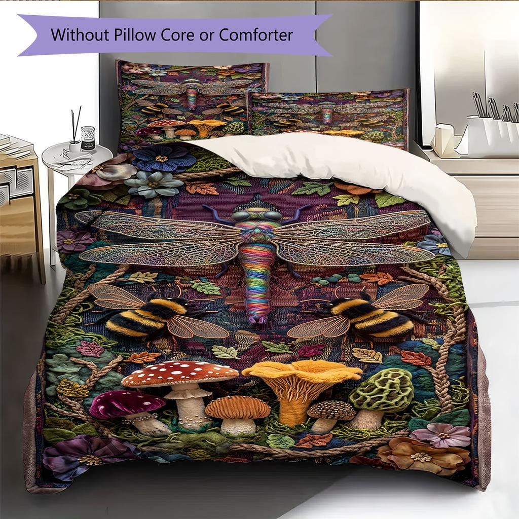 Mellow Feeling Bedding Quilt Set Quilt Cover Pillowcase Home Decoration Birthday Gift (1 * duvet cover + 2 * pillowcase, without core)