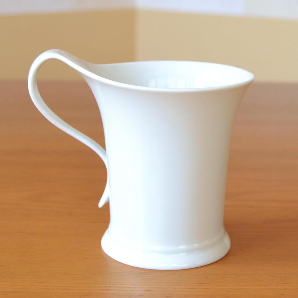 Arita Ware Thank You Gift Mug White Simple Elegant Pottery Retirement Promotion Transfer