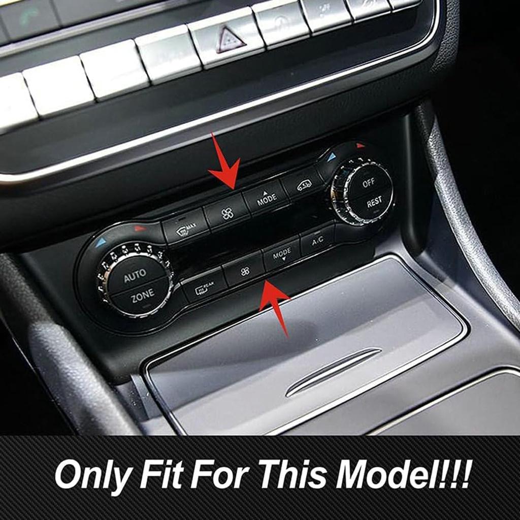 Air Conditioning Button Covers Trim Sticker Replacement for Benz CLA C117 GLA X156 A Class W176 2013 2014 2015 2016 2017 2018