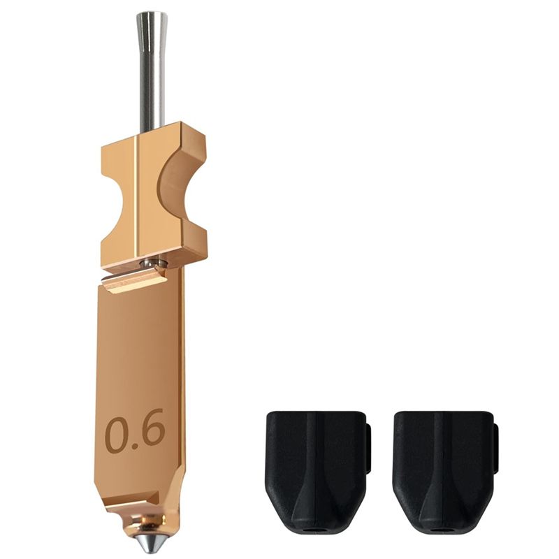 

ABUL-Extruder Quick Release Nozzle Heater Block Throat Tube Upgraded Hotend Kit For AD5X Quick-Detachable Nove 0.6Mm