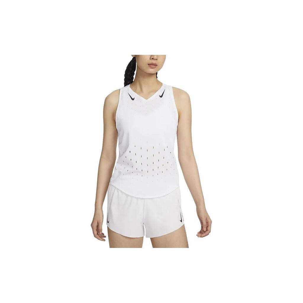 Nike Dri-FIT ADV Logo Breathable Quick-Dry Casual Sports Vest Women tops White FN2505-100