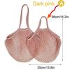 Reusable Grocery Produce Bags Cotton Mesh String Net Tote Bag Fruit Vegetable