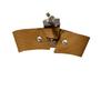 Genuine Leather Cymbal Dampening Patches for Drum Kit, Jazz Drums, and Snare Drum.