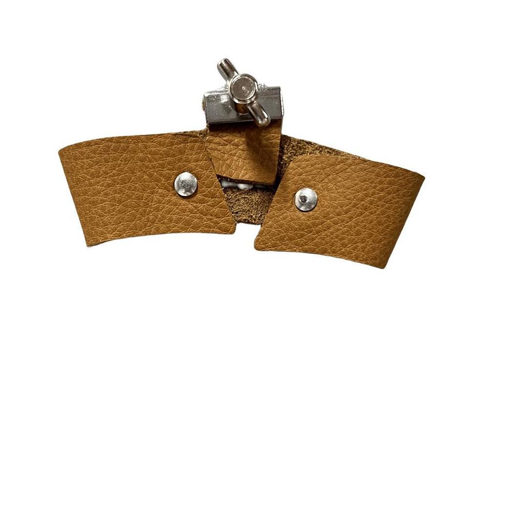 Genuine Leather Cymbal Dampening Patches for Drum Kit, Jazz Drums, and Snare Drum.