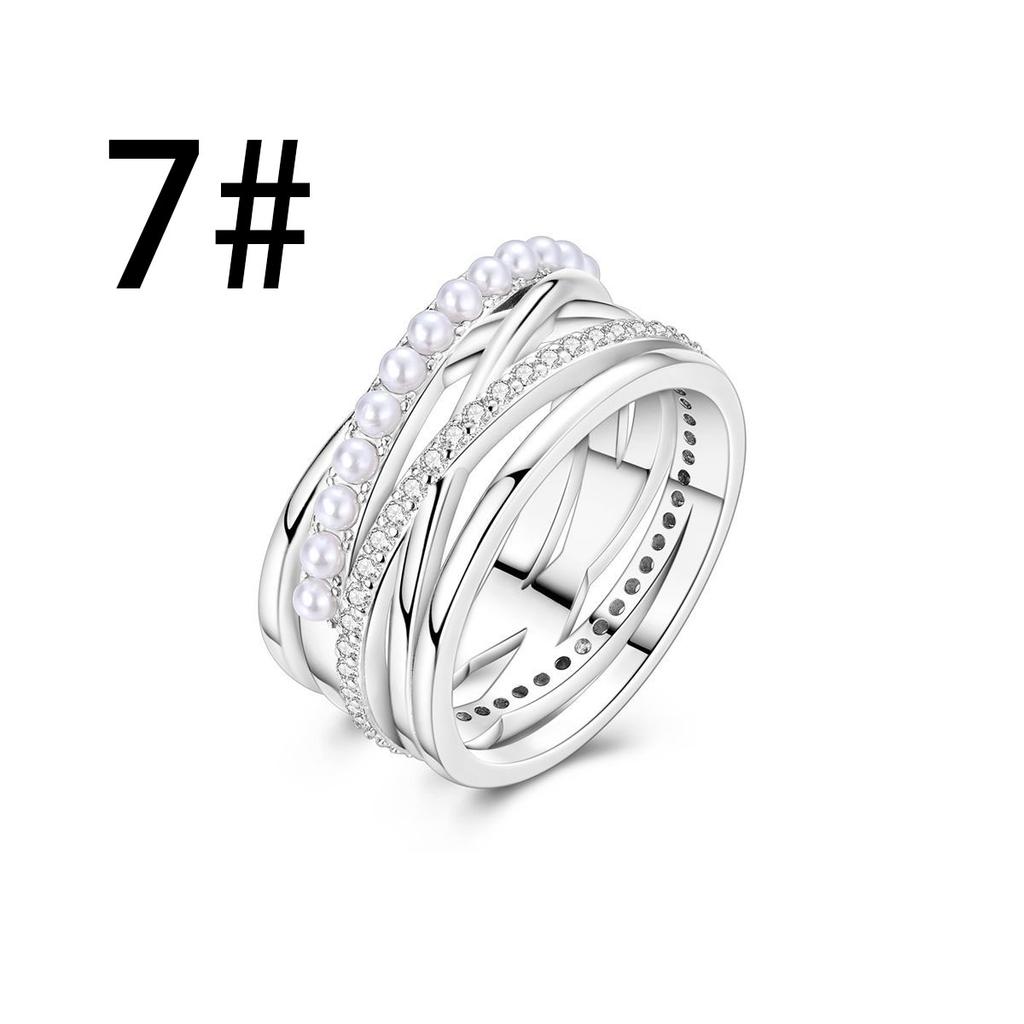 New 925 Silver Pearl Set Charms Ring Heart Earrings Beads Romantic Pendant Fit Bracelets Necklace Fine Jewelry Gift