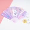 Mini Cartoon Handheld Folding Fan - Cute Student Design with Customizable Logo