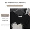 Plus Size Loose Fit Mid-Length Short-Sleeve Women's T-Shirt, Round Neck 200/300/350 Jin, Style 608