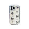 Galvanisiertes Silber Schleife Liebe Handyhülle für Apple 17 Promax Rundumschutz für IPhone 16 Strass Ins
