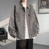 Spring Autumn Men's Cotton Denim Jackets Fashion Youthful Vitality Casual Outerwear Men Loose Streetwear Denim Coat Plus Size