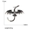 Enamel Dragon Brooches for Women Unisex Rhinestone Necklace Flying Dragon Pins Banquet Party Backpack Gifts Jewelry Accessories