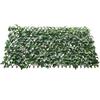 Expandable Fence Privacy Screen, 63.5 x 320 cm Expand Artificial Plant Wall, Realistic Artificial Ivy Panel with 50 Zip Ties, Decorative Faux Greenery