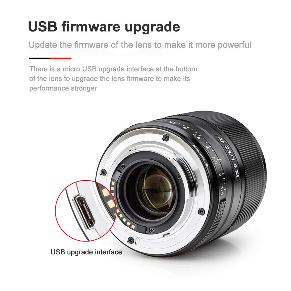 Viltrox 23mm Large Aperture Prime Noiseless Stepping HD Nano Multilayer Compact Metal Water 10 11 Elements X f1.4 Lens, STM, Motor, Coating, Body,