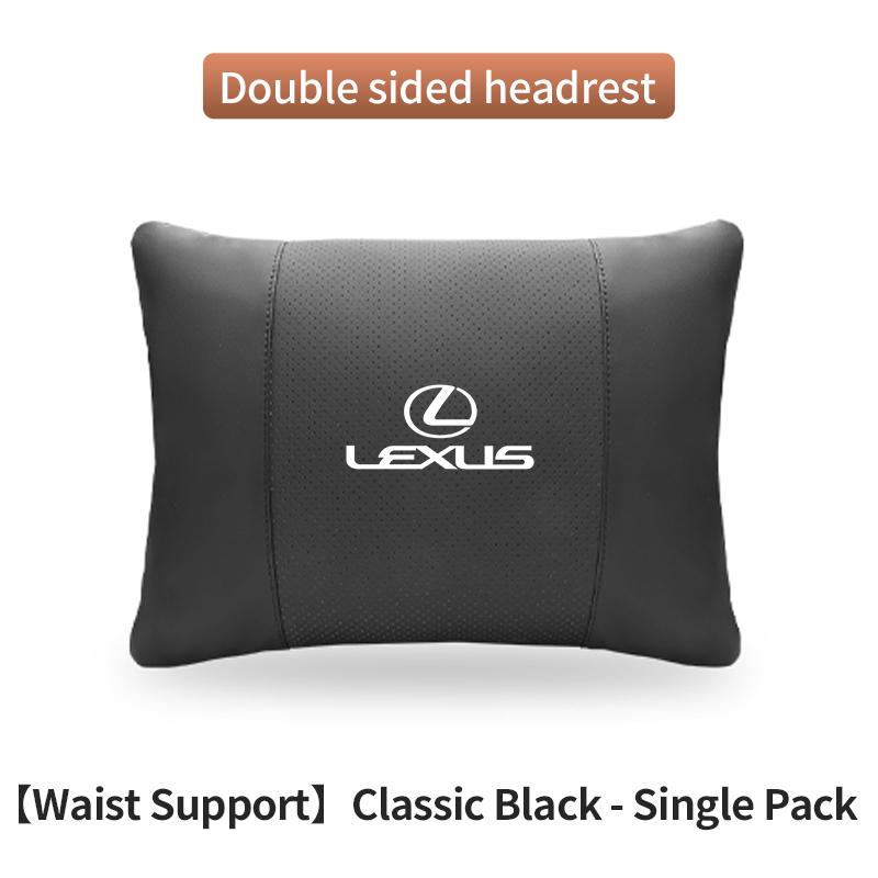 Pro Lexus F Sport ES300 LS500h RX300 GS300 IS300 LX570 CT200h Auto Semišová Kůže Opěrka Hlavy Podpora Krku Polštář Sedadla Bederní Polštářek
