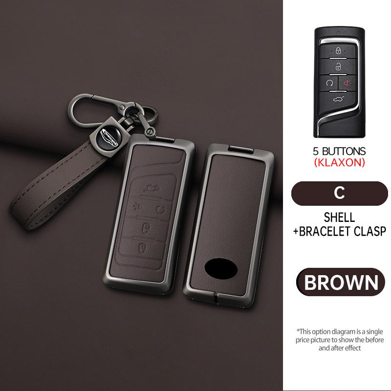 Metal Car Remote Key Case Cover Shell For Trumpchi Gac Gs4 Gm8 Ga3 Empow J11 J12 J13 J14 J15 J16 Gs8 Protector Accessories