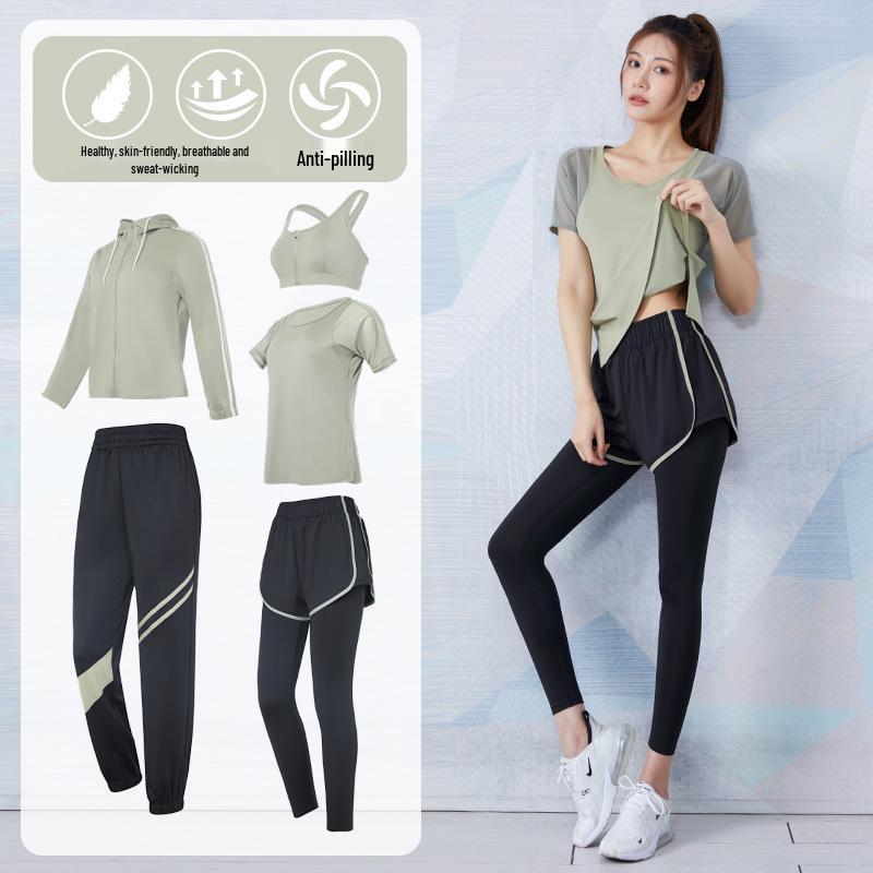 Plus Size Loose-Fit Yoga Set - Breathable, Quick-Dry Sportswear for Running and Fitness