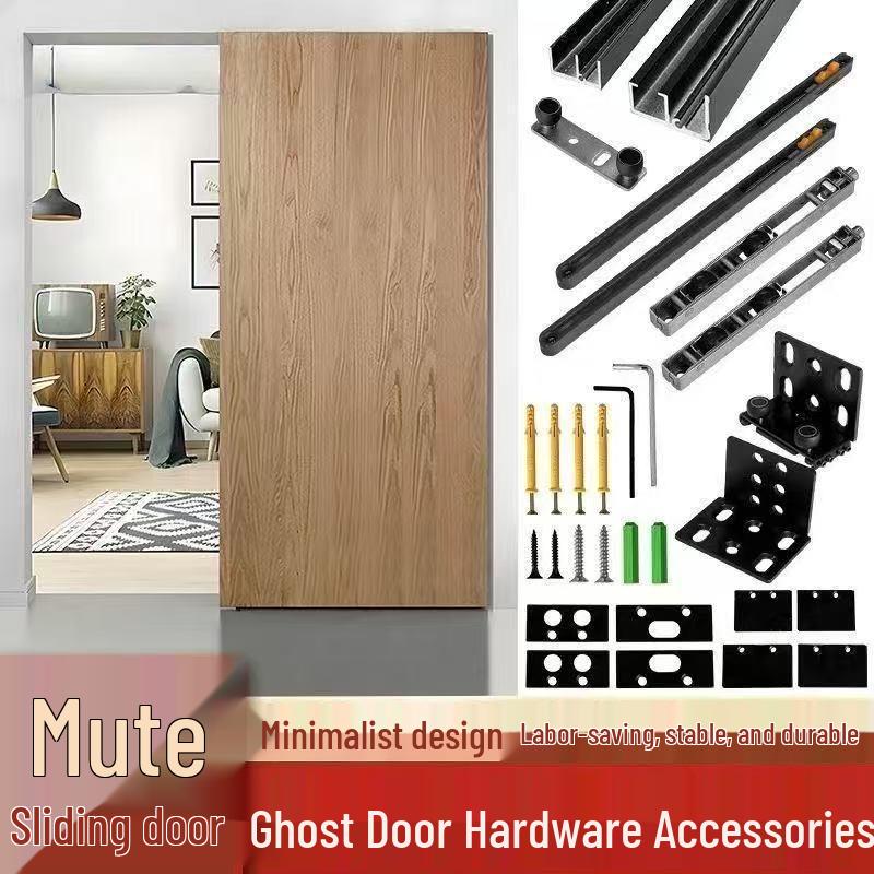 Aluminum Frame Ghost Door Hardware: Invisible