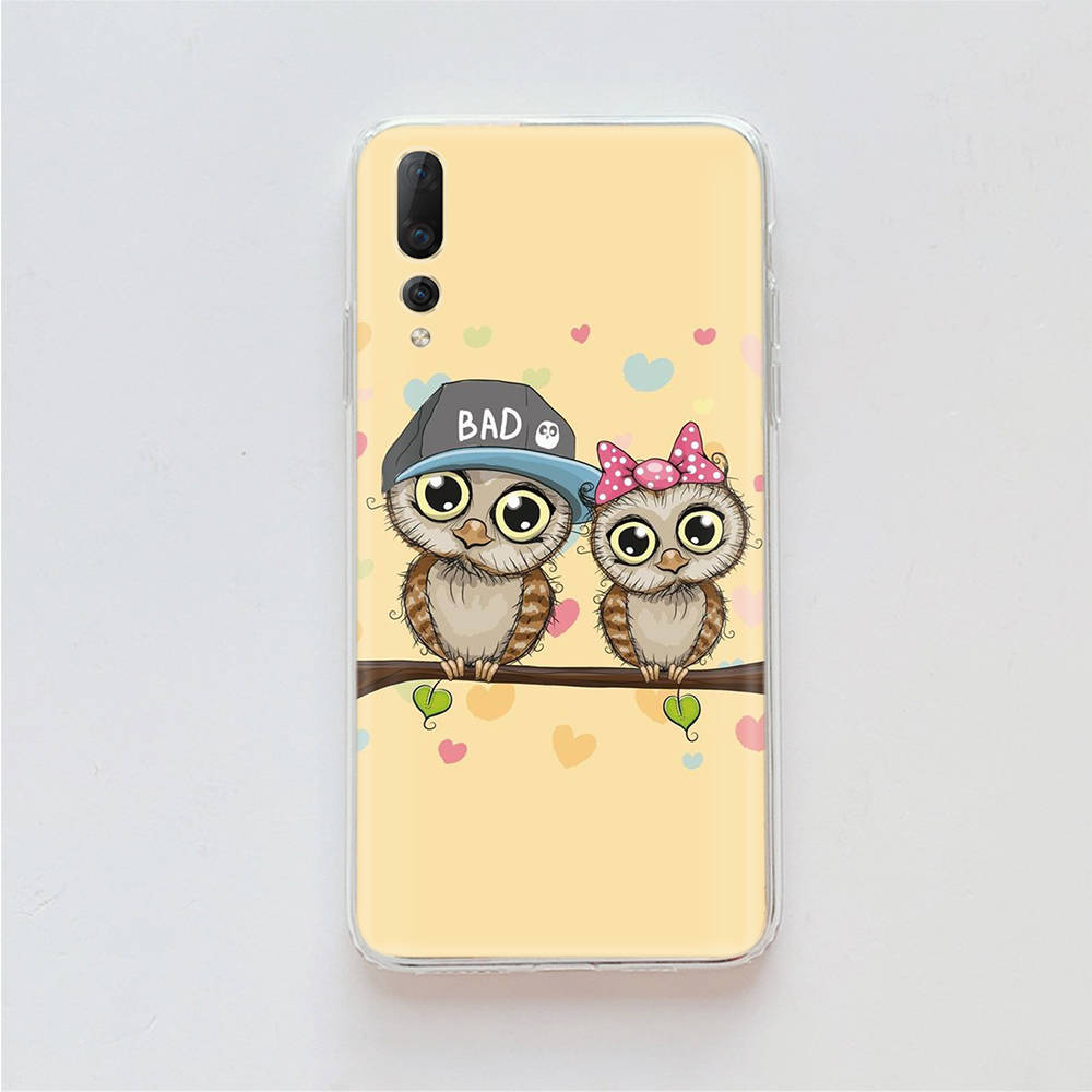 

Чехол TPU с милой совой для iPhone XR 7 8 14 15 11 12 13 X XS Pro Max Xiaomi Redmi 13C Note 9 Samsung A22 S23 S24 Ultra Plus VIVO Redmi 9 кожа буйвола
