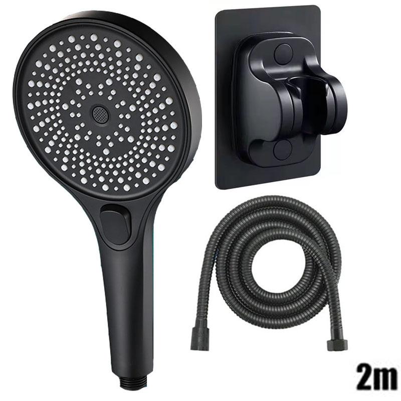 Showerhead Large Panel Replete for Shower Accessories Three Modes Shower Heads High Pressure Bathroom Showers Parts Fixture Home