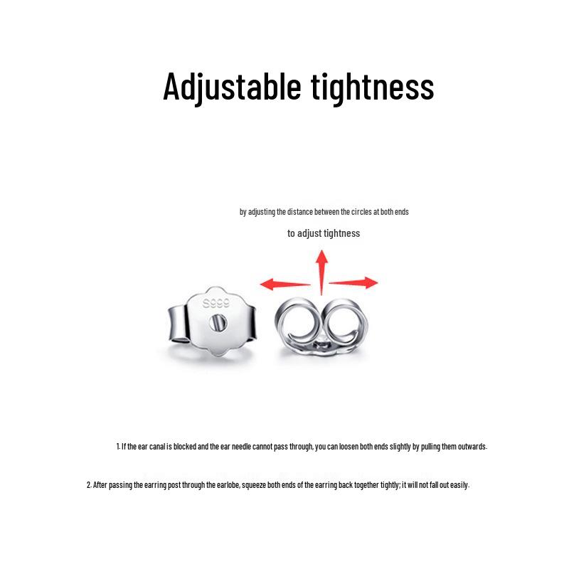 925 Sterling Silver Earring Backs & Studs - Versatile DIY Jewelry Accessories 925 Silver