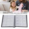 Coin Collection Album PVC Wear Resistant Lightweight Portable Coin Holder Book for Collectors Blue