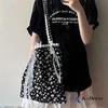 Ribbon Lace Eco Bag/Flower Pattern Bag/Tote Bag