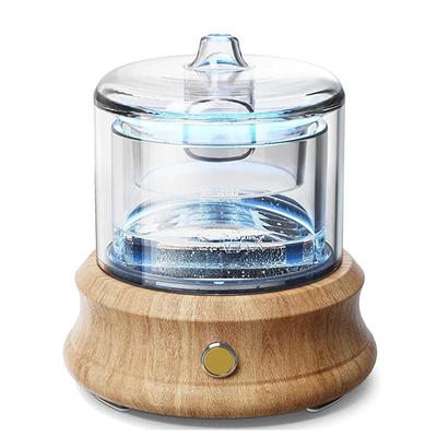 Glass Essential Oil Diffuser Humidifier Waterless Auto Shut-Off Colors Lights Diffusers For Bedroom Yoga Gift 80ML