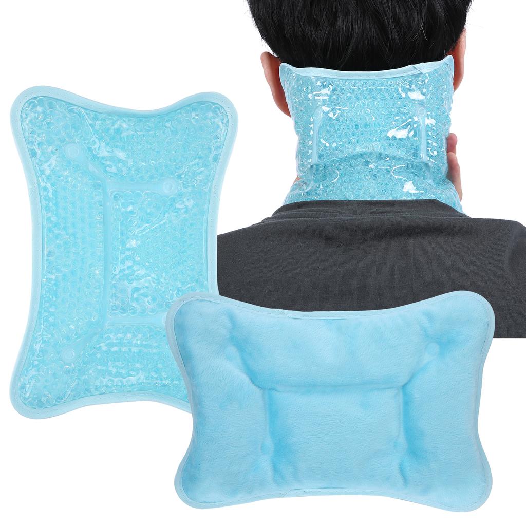 Hot Cold Compress Pack Shoulder Neck Pain Fatigue Relief Soft Gel Body Ice Pack Pillow