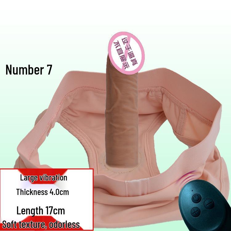 Heating Telescopic Wearable Panty Dildo for Female Self-Pleasure