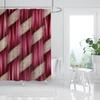 Tende da Doccia con Motivo a Mosaico Blu Tenda da Bagno Impermeabile in Poliestere Geometrica per Bagno Decorazione della Casa Tenda con Ganci