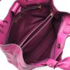 Used Salvatore Ferragamo Vara Ribbon Tote Bag 21 B665 Leather Purple Used Women